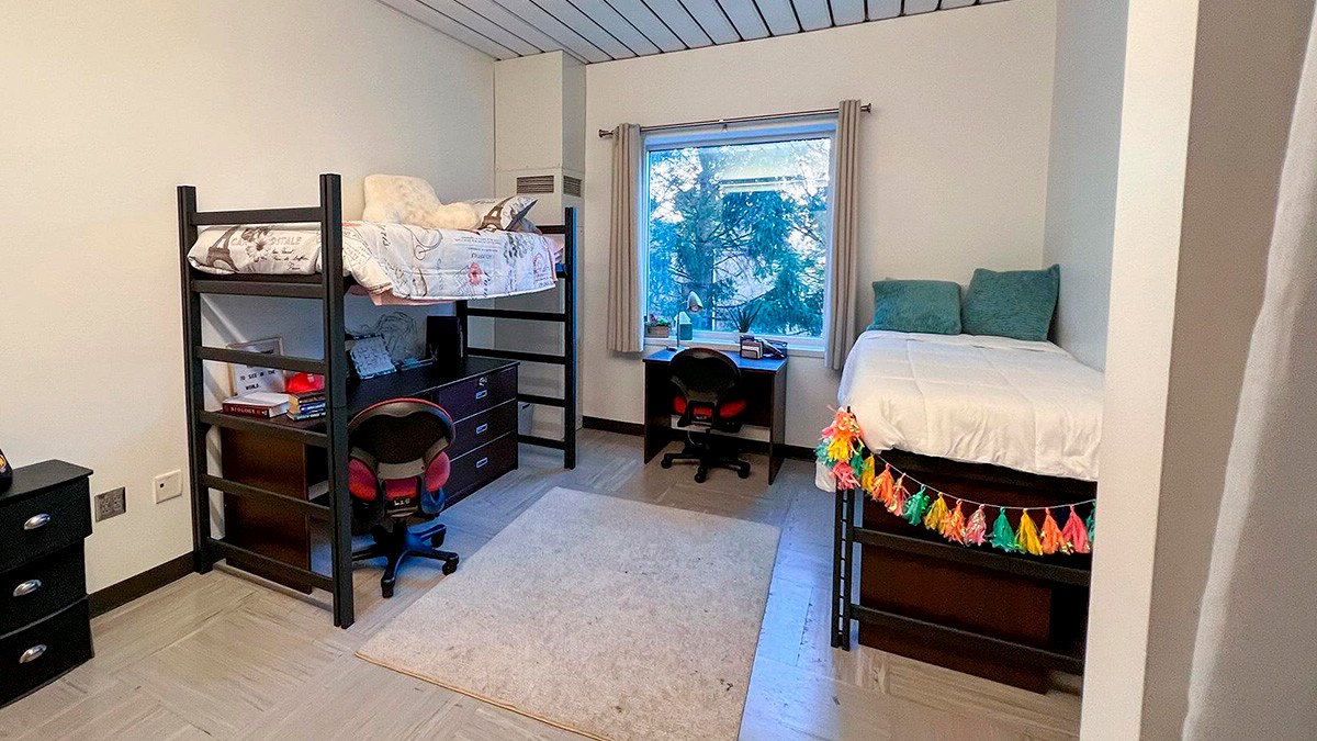 An example of a room in North Hall.