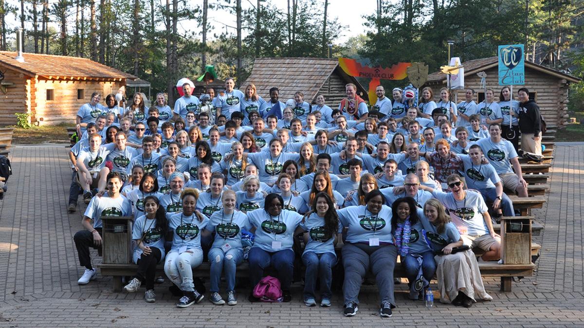 Photo of students at the Jay Severson Student Leadership Retreat