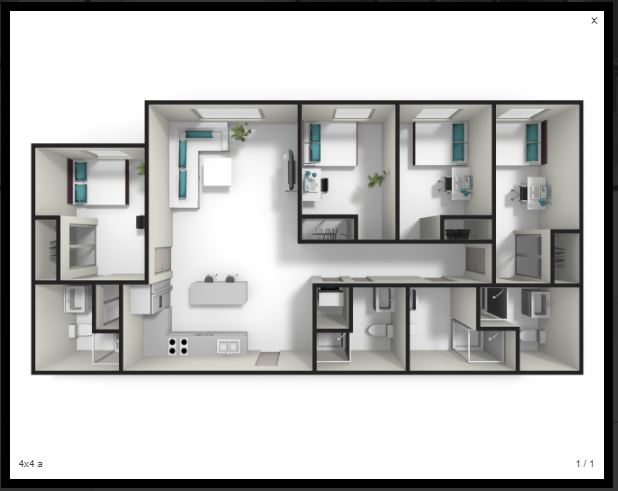 Fuse 4x4 A Floor Plan Illustration