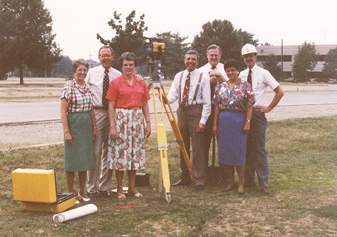 Unofficial Groundbreaking of Hillenbrand Hall