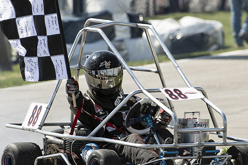 Jacob Peddycord and Harrison Hall's Cavalry Racing won the 64th running of the Purdue Grand Prix.